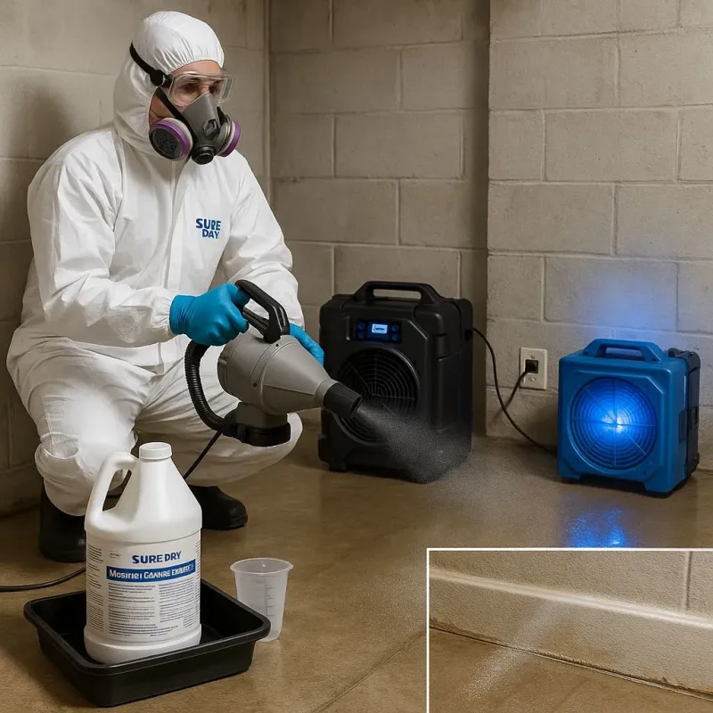 Sanitization and Odor Removal process in Pittsboro, NC